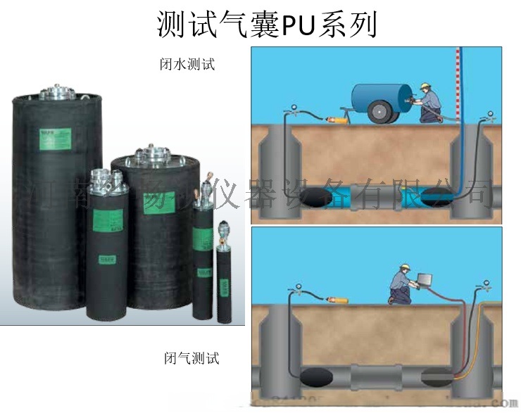 捷克進口測水測試氣囊200-500mm