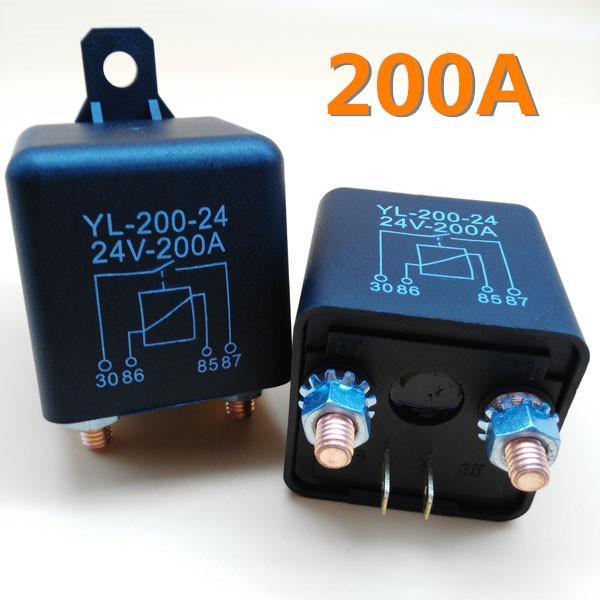 原廠直供12V/24V常開汽車?yán)^電器大電流200A啟動繼電器